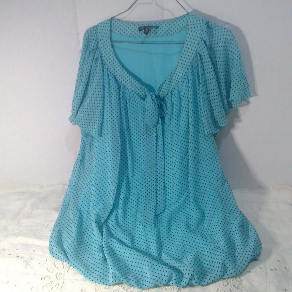 Sara Michelle Short Sleeve Women's Blouse Size 1X